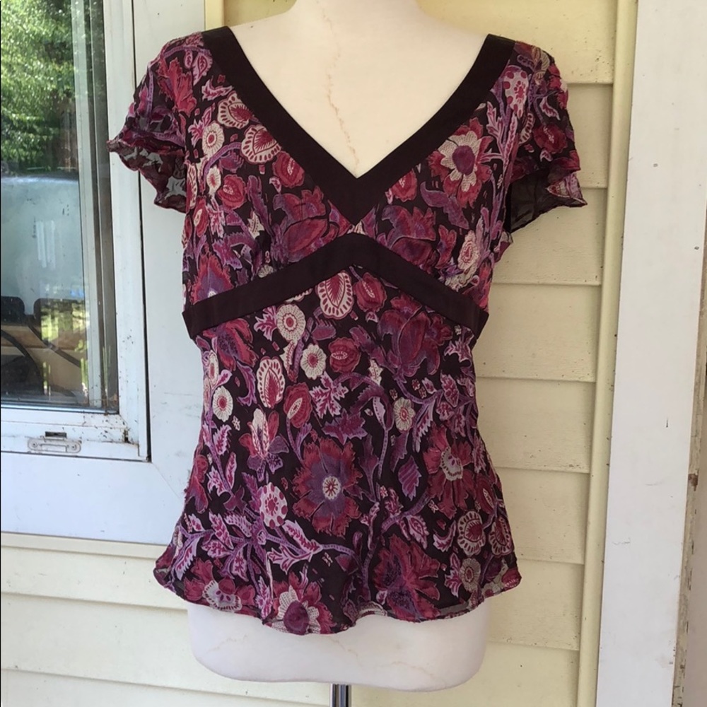Beautiful Ann Taylor LOFT Blouse, Size 8